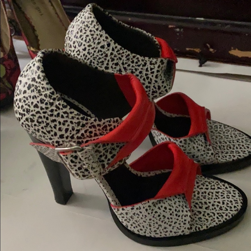 Like New Alexander Wang strappy high heel sandals